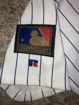 1994 Chicago Cubs Jose Hernandez Game Home Jersey MLB 125th Anniversary 4