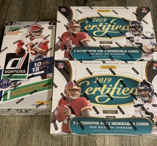 Los Angeles Rams - 3 Box Live Break 2019 Donruss And 2019 Certified Fb Hobby