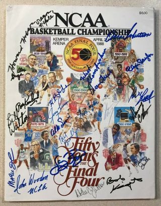 JSA Basketball Legends CHAMBERLAIN - RUSSELL - MAGIC - JABBAR signed book 2