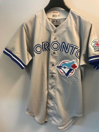 Game Used/worn Toronto Blue Jays Jersey 1991 All Star Patch Glenallen Hill