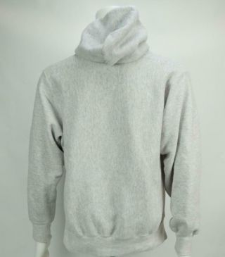Vintage Lee 95 Cotton Cross Grain Yale University Hoodie Sweatshirt Grey Medium 3