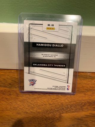 Hamidou Diallo 2019 Panini National VIP Private Signings Cracked Ice Auto /25 2