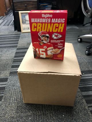 Patrick Mahomes Magic Crunch Cereal Limited Edition Hyvee Kc Chiefs Case Of 12