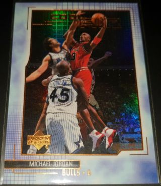 Michael Jordan 1999 - 00 Upper Deck Cool Air Insert Card (no.  Mj5)
