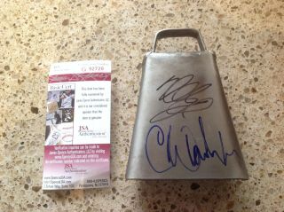 Will Ferrell And Christopher Walken Dual Autographed Signed More Cowbell Jsa
