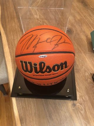 Michael Jordan Upper Deck Authenticated Autograph Wilson Basketball Great Auto 6