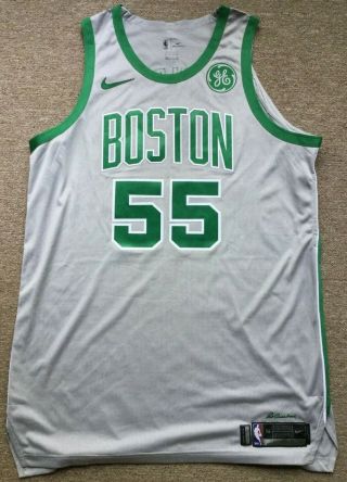 Boston Celtics Game Worn/used Grey City Edition Jersey.  55 Greg Monroe