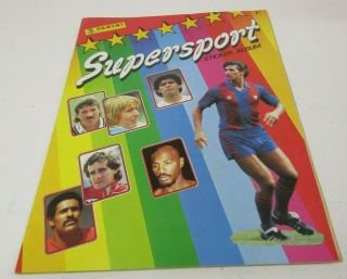 Panini Supersport Sticker Album | Part Complete Missing 70 Stickers | Vintage