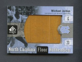 2011 - 12 Sp Authentic Michael Jordan Floor Patch Chicago Bulls Hof