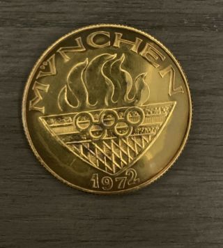 1972 Olympic Games Munich Olympische Spiele München 1936 - 1972 Medal Coin & Case
