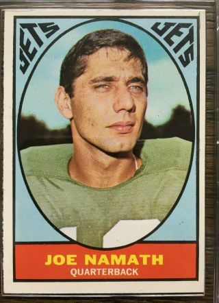 1967 Topps Set Break 98 Joe Namath Ex - Exmint