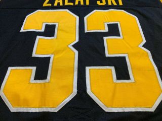 1989 - 90 Game Worn Zarley Zalapski Pittsburgh penguins Jersey (photo matched) 10