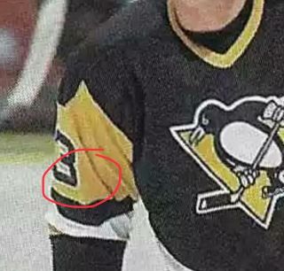 1989 - 90 Game Worn Zarley Zalapski Pittsburgh penguins Jersey (photo matched) 8