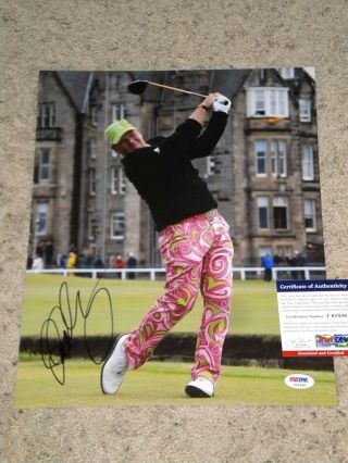 John Daly Pga Golfer Signed 11x14 Photo Psa/dna