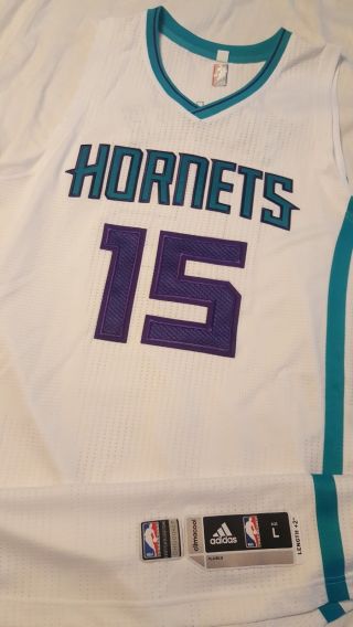 Kemba Walker 2015 - 16 Charlotte Hornets Home Authentic Jersey Buzz City