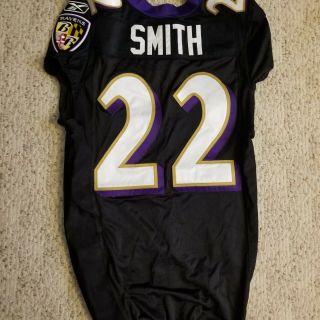 2011 Baltimore Ravens Game Worn Jimmy Smith Jersey Colorado
