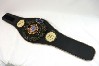 Harold Lederman NY Boxing Hall of Fame HOF Induction Championship Sartonk Belt 5
