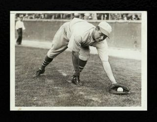 1931 Jimmie Foxx " Ground Ball " Type 1 Photo Hof