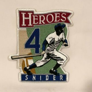 Duke Snider Los Angeles Dodgers Heroes Patch 1999 Limited Edition
