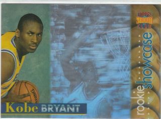 Kobe Bryant Stadium Club Rookie Showcase Hologram Rc Lakers 1996 - 97 96 - 97