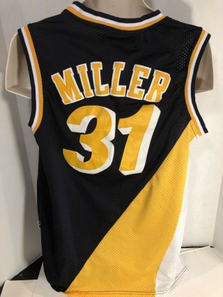 NBA Adidas ' Hardwood Classics Reggie Miller Jersey 31 Indiana Pacers Size Medium 2