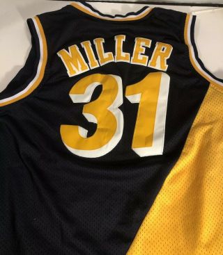 NBA Adidas ' Hardwood Classics Reggie Miller Jersey 31 Indiana Pacers Size Medium 5
