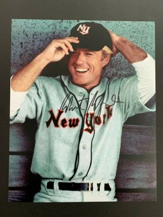 Robert Redford Signed 8 X 10 Photo The Natural