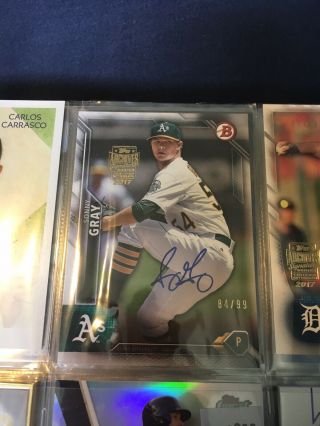 2017 Topps Archives Signature Series Sonny Gray Auto 84/99