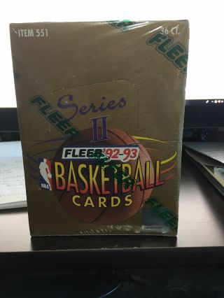 Fleer ' 92 - 93 Basketball Cards Series II,  NM 3