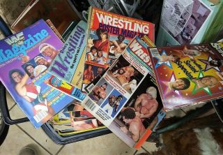 120,  WRESTLING MAGAZINES FROM THE 1980 ' s ALL IN FINE - VERY FINE 2