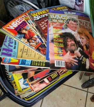120,  WRESTLING MAGAZINES FROM THE 1980 ' s ALL IN FINE - VERY FINE 3
