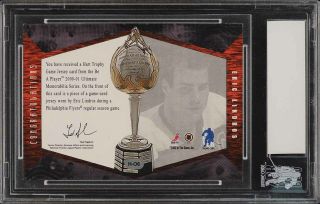 2000 Be A Player Ultimate Memorabilia Hart Trophy Eric Lindros PATCH (PWCC) 2