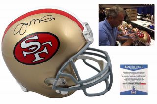 Joe Montana Signed Full Size Helmet - San Francisco 49ers Autographed - Beckett