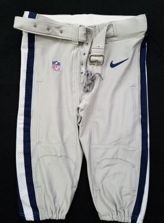 Dallas Cowboys Nfl Locker Room Issued Football Pants - Size 38 Short W\belt