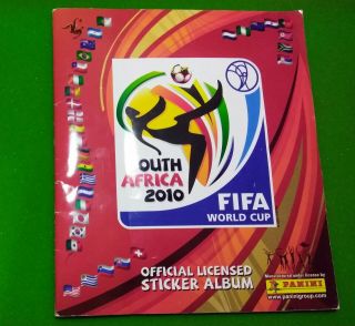Panini South Africa Fifa World Cup Official Sticker Album Football Soccer