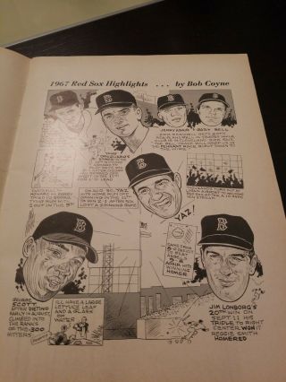 1967 Boston Red Sox World Series Program & 2 Ticket Stubs Game 1 & 7 2