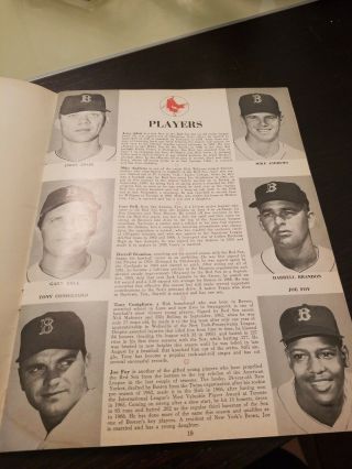 1967 Boston Red Sox World Series Program & 2 Ticket Stubs Game 1 & 7 4