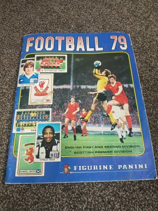 Football 79 Figurine Panini Album Not Complete.