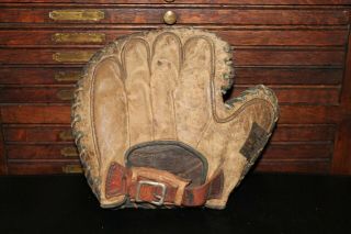 Rare Brand 1920s Horace Partridge & Sons (boston,  Mass) Baseball Glove Mitt