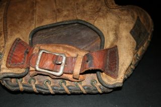 RARE BRAND 1920s Horace Partridge & Sons (Boston,  Mass) Baseball Glove Mitt 5
