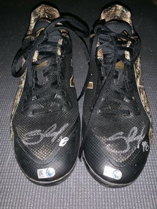 Pablo Sandoval Game And Autographed Memorial Day Cleats (mlb Auth)