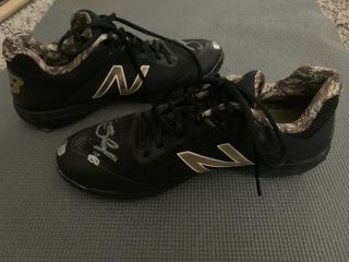Pablo Sandoval Game And Autographed Memorial Day Cleats (MLB AUTH) 5