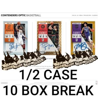 Atlanta Hawks 2018 - 19 Contenders Optic Basketball 1/2 Case 10 Box Break 1