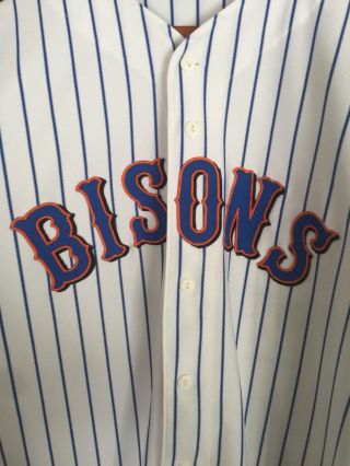 Buffalo Bisons 2012 25th Anniversary Game Worn Baseball Jersey 53 5
