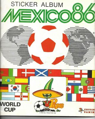 Panini World Cup Mexico 86 (ex Album) Nine Stickers From Pages 1,  2