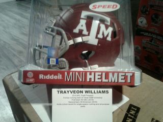 Trayveon Williams Autograph Mini Helmet Tristar Authentic Cincinnati Bengals
