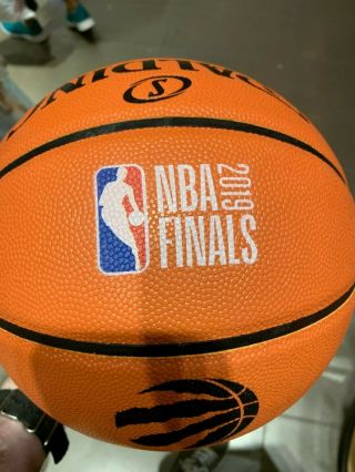 Toronto Raptors 2019 Nba Finals Spalding Basketball Game Ball Series Limited