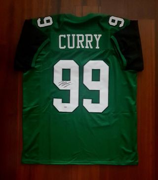 Vinny Curry Autographed Signed Jersey Marshall Thundering Herd Psa Dna