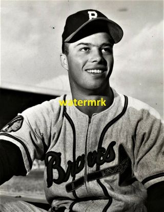 1952 Ed Mathews Boston Braves Nl Hof Rookie 8x10 Photo ^