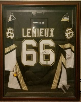 Wg Authentic Mario Lemieux Signed Penguins Jersey